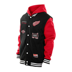 Detroit Red Wings New Era Full-Snap Fleece Hoodie Jacket - NHL Hoodies