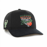 Black Milwaukee Bucks '47 Nothing But Net Hitch Adjustable Hat | NBA