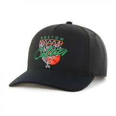 Black Boston Celtics '47 Nothing But Net Hitch Adjustable Hat | NBA