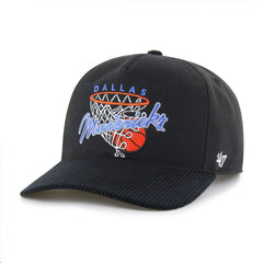 Black Dallas Mavericks '47 Nothing But Net Hitch Adjustable Hat sale | NBA
