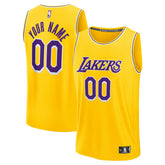 Icon - Gold Los Angeles Lakers Youth Custom Fastbreak Jersey | NBA