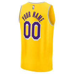 Icon - Gold Los Angeles Lakers Youth Custom Fastbreak Jersey | NBA