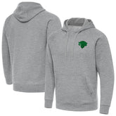 Heather Gray New York Knicks Antigua St. Patrick's Day Victory Raglan Pullover Hoodie | NBA
