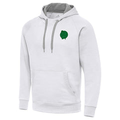 White Boston Celtics Antigua St. Patrick's Day Victory Raglan Pullover Hoodie | NBA