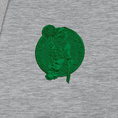 Heather Gray Boston Celtics Antigua St. Patrick's Day Victory Raglan Pullover Hoodie | NBA