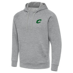 Heather Gray Cleveland Cavaliers Antigua St. Patrick's Day Victory Raglan Pullover Hoodie sale | NBA