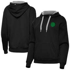 Black Boston Celtics Antigua Women's St. Patrick's Day Victory Pullover Hoodie | NBA