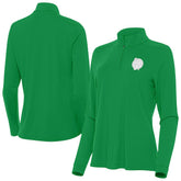 Kelly Green Boston Celtics Antigua Women's St. Patrick's Day Intent Quarter-Zip Top | NBA