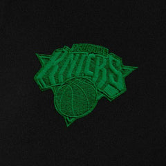 Black New York Knicks Antigua Women's St. Patrick's Day Intent Quarter-Zip Top | NBA