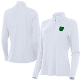 White Sacramento Kings Antigua Women's St. Patrick's Day Intent Quarter-Zip Top | NBA