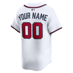 Atlanta Braves Nike Home Limited Custom Jersey - MLB Jerseys