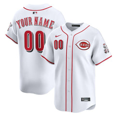 Cincinnati Reds Nike Home Limited Custom Jersey - MLB Jerseys