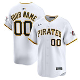 Pittsburgh Pirates Nike Home Limited Custom Jersey - MLB Jerseys