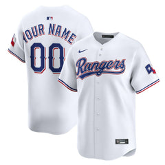 Texas Rangers Nike Home Limited Custom Jersey - MLB Jerseys