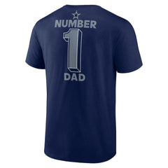 Dallas Cowboys #1 Dad Jersey T-Shirt | NFL New