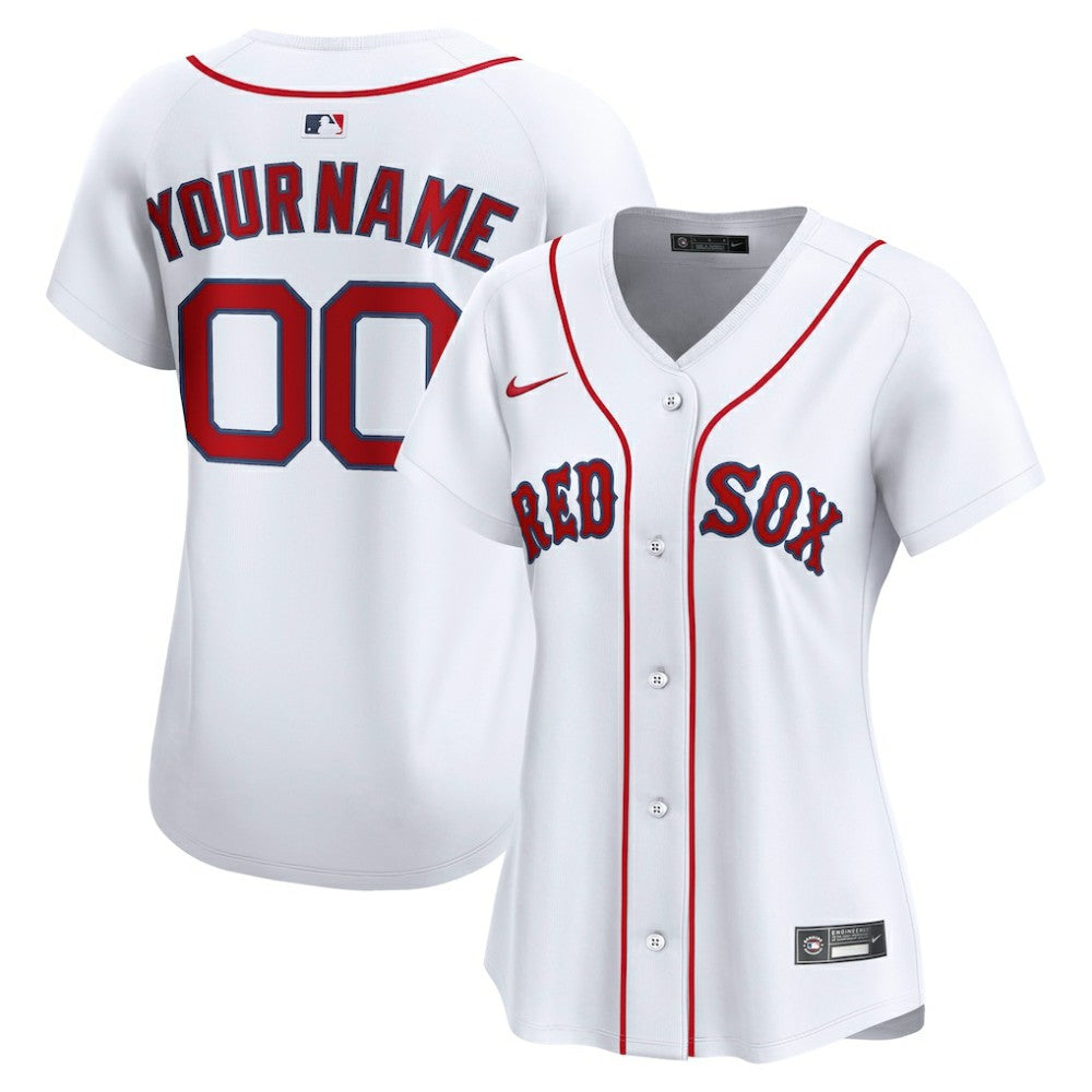 Boston Red Sox Nike Women's Home Limited Custom Jersey - MLB Jerseys