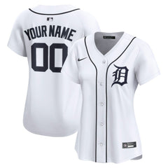 Detroit Tigers Nike Women's Home Limited Custom Jersey - MLB Jerseys