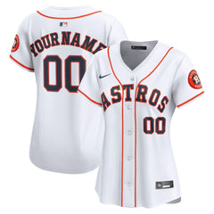 Houston Astros Nike Women's Home Limited Custom Jersey - MLB Jerseys