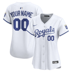 Kansas City Royals Nike Women's Home Limited Custom Jersey - MLB Jerseys