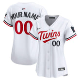 Minnesota Twins Nike Women's Home Limited Custom Jersey - MLB Jerseys