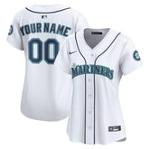 Seattle Mariners Nike Women's Home Limited Custom Jersey - MLB Jerseys