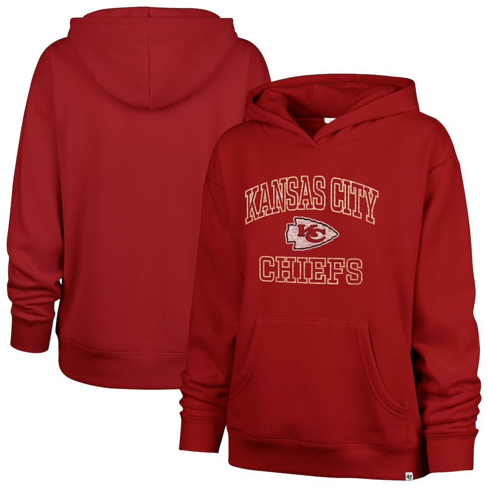 Kansas City Chiefs '47 Women's Clarity Naomi Hoodie | NFL Hot