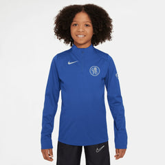 Chelsea Youth 2025/26 Strike Drill Quarter-Zip Dri-FIT Long Sleeve Top