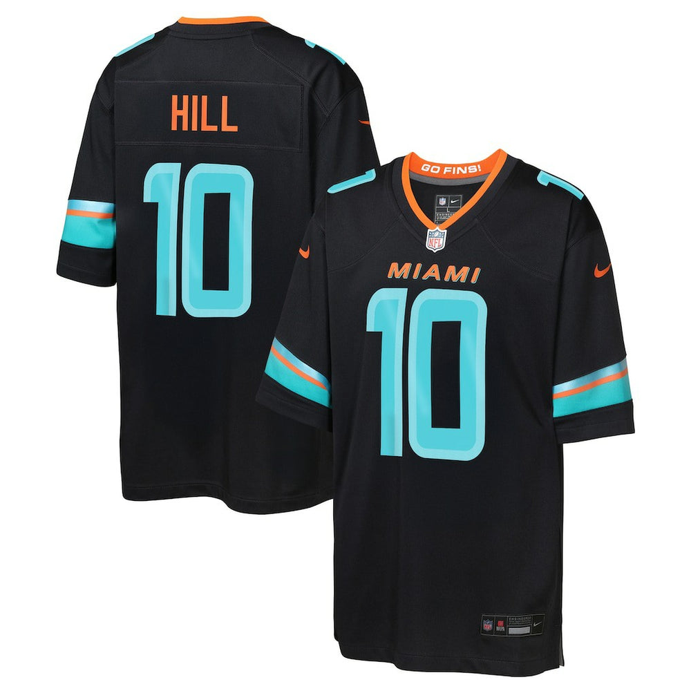 Miami Dolphins Tyreek Hill Youth 2025 Rivalries Collection Game Jersey | NFL Hot