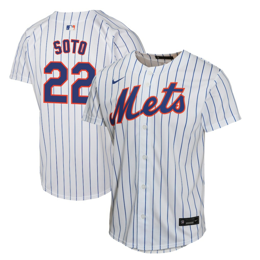 Juan Soto New York Mets Nike Youth Home Game Player Jersey - MLB Jerseys