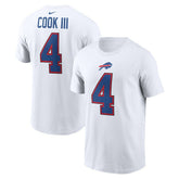 Buffalo Bills James Cook III Player Name & Number T-Shirt | NFL US