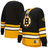 Boston Bruins Heritage Lace-Up Pullover Sweatshirt - NHL Sweatshirts