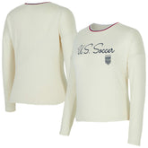 USWNT Concepts Sport Women's Kaki Hacci Knit Pullover Sweatshirt