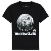 Black Minnesota Timberwolves Stadium Essentials Youth Mascot T-Shirt | NBA