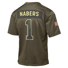 New York Giants Malik Nabers Youth 2025 Salute to Service Game Jersey | NFL On sale