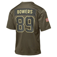 Las Vegas Raiders Brock Bowers Youth 2025 Salute to Service Game Jersey | NFL Near me