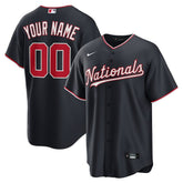 Washington Nationals Nike Alternate Custom Replica Jersey - MLB Jerseys