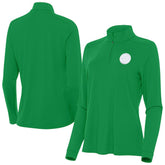 Pittsburgh Steelers Antigua Women's St. Patrick's Day Intent Quarter-Zip Performance Top | NFL On sale