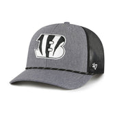 Cincinnati Bengals '47 Carbon Rope Trucker Adjustable Hat | NFL US
