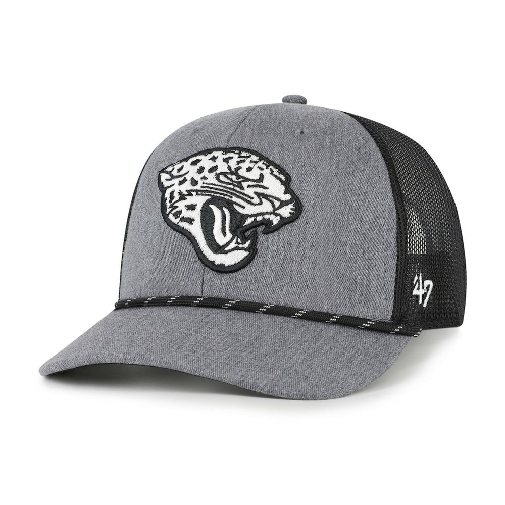 Jacksonville Jaguars '47 Carbon Rope Trucker Adjustable Hat | NFL Outlet