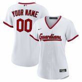 Cleveland Guardians Nike Women's Home Custom Replica 2.0 Jersey - MLB Jerseys