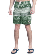 Green Bay Packers G-III Sports by Carl Banks Horizon Volley Swim Shorts | NFL Discount
