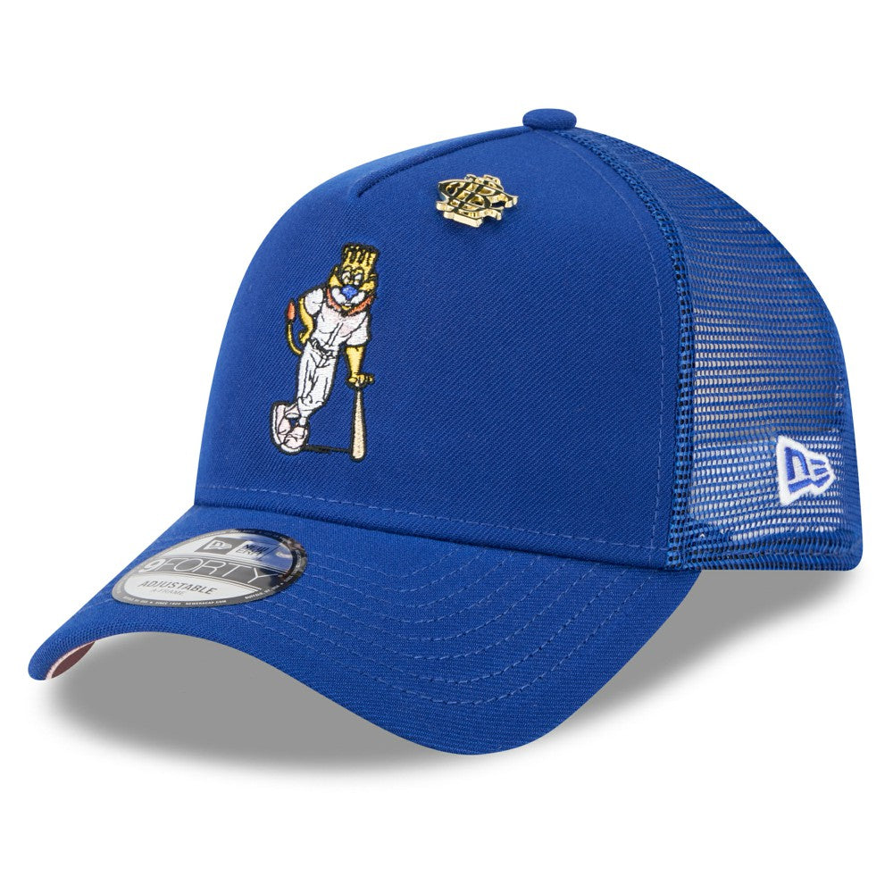Kansas City Royals New Era 2025 Big League Chew A-Frame 9FORTY Adjustable Trucker Hat - MLB Hats