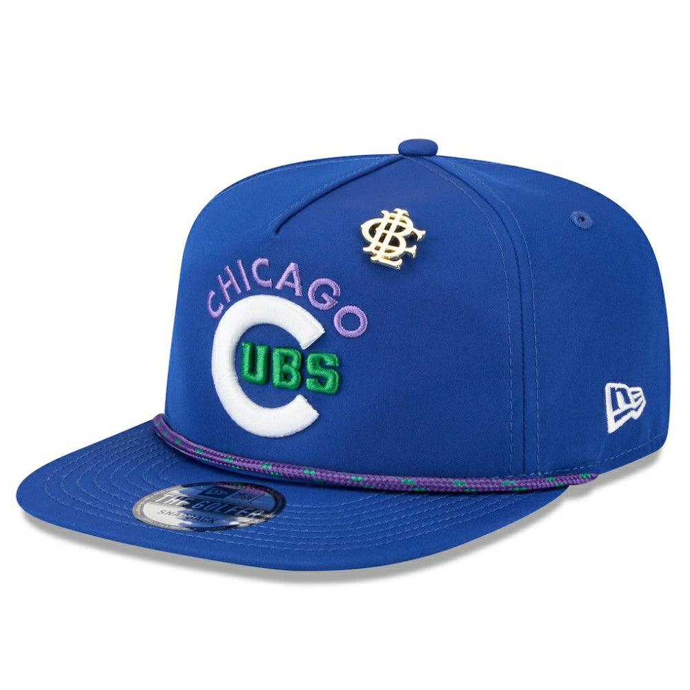 Chicago Cubs New Era 2025 Big League Chew Golfer Snapback Hat - MLB Hats