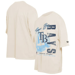 Tampa Bay Rays New Era Cooperstown Collection Oversized Throwback Distressed T-Shirt - MLB T-shirts