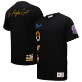Black Los Angeles Lakers Black Out Collection Vintage Premium T-Shirt | NBA