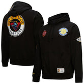 Black Golden State Warriors Hardwood Classics Blackout Collection Pullover Hoodie sale | NBA