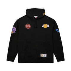 Black Los Angeles Lakers Hardwood Classics Blackout Collection Pullover Hoodie | NBA