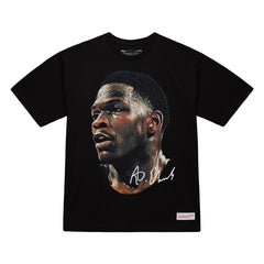 Black Anthony Edwards NBA Unisex Real Big Face Player T-Shirt | NBA