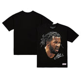 Black Jalen Brunson NBA Unisex Real Big Face Player T-Shirt | NBA