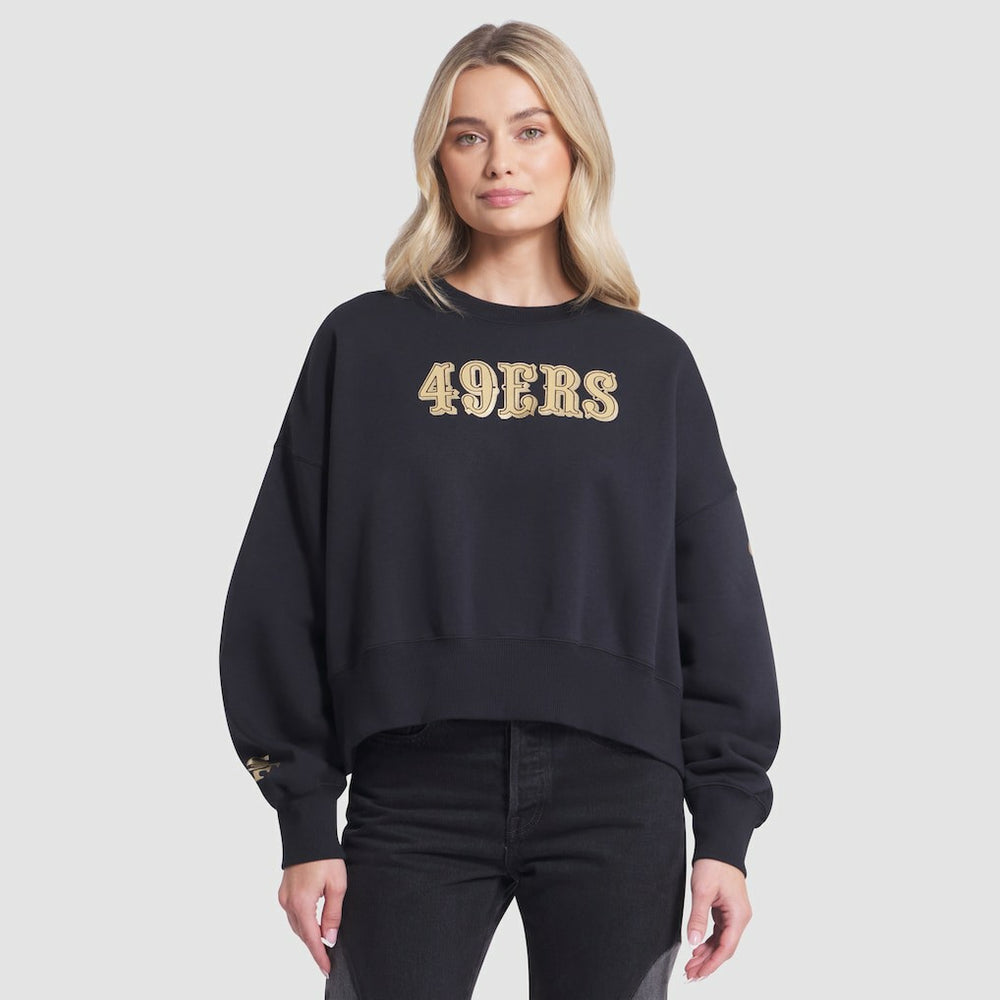 San Francisco 49ers Women's 2025 Rivalries Collection Oversized Phoenix Fleece Sweatshirt | NFL Online